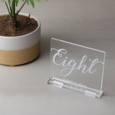 Engraved  Table Numbers, Table Numbers